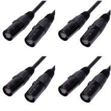 4X CAT6 Ethercon-Kabel EtherCON-Kompatibler RJ45-Stecker für Studio-Setups, Tournee, Bühnenproduktion, Konzerte 2 Meter