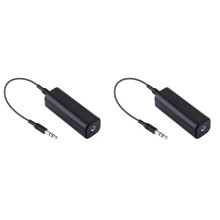 2X Geluidsisolator, 3,5 mm Aardlus-Ruisisolator, voor Autoradio en Thuisstereosystemen