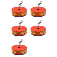 50Pcs Soccer Flat Cones  Disc,Basketball Sports Speed Agility Training Markers,Portable Training Equipment