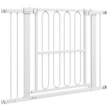 Hundesicherheitsgitter ohne Bohren, verstellbar 76-104 cm, Treppenschutzgitter