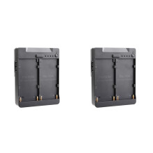 2X Dual NP-F550/750/970 NP-F Series Battery to V-Mount Lock Power Supply Converter Plate for Tilta Kit