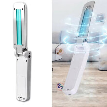 2X Portable UV Lamp 3W Disinfection Handheld Lamp for Room Disinfection Portable UVC UV Folding Stick Handheld