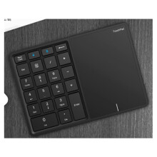 10X Teclado Numérico Inalámbrico USB + con Panel Táctil de 22 Teclas