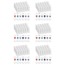 720pcs Paint Containers with Lids, 40 Strips Paint Containers Acrylic Paint with Lids for Paint Storage Classroom
