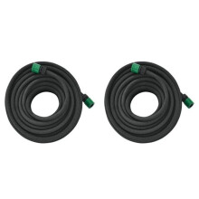 2 Pièces Tuyau D'Arrosage Goutte-à -Goutte de Type 15 M, Tube Suintant Anti-Âge pour un Arrosage Efficace des Jardins et des Paysages Domestiques.
