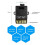 2X Wireless Remote Control  -Off High-Power 30A Wide-Voltage Long-Distance RF433 Remote Control 1000M 1