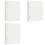 240 Sheets Blank Release Paper Pages for 6-Ring A5 Sticker Binder Organizer Double-Side Reusable Insert Refills 2