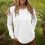 Blusa feminina oversized com capuz e mangas compridas 2