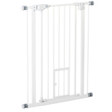 Automatisches Treppenschutzgitter ohne Bohren für Hunde und Babys, 74–80 cm