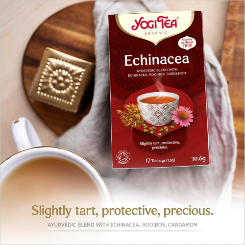 Yogi Tea Organic Echinacea Herbal Tea - 17 x 1.8g 1