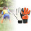 Goalkeeper Gloves Latex Grip Breathable Size 6 7