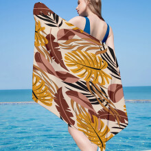 Telo mare in microfibra colorato e resistente alla sabbia, 76x152 cm (30x60 pollici)
