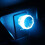 Mini LED USB-sfeerverlichting voor in de auto, blauw 8