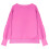 Felpa girocollo oversize per bambini, rosa acceso, 5-14 anni 6