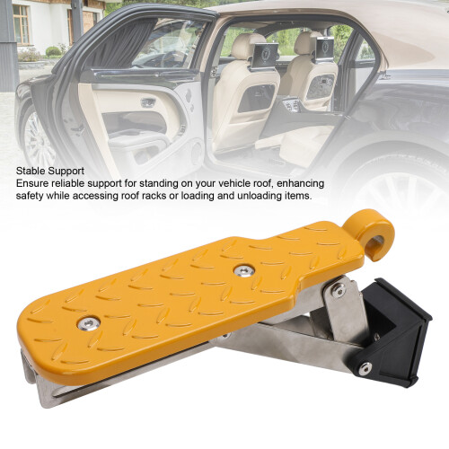 Orange Foldable Step Stand for Vehicle Roof 2