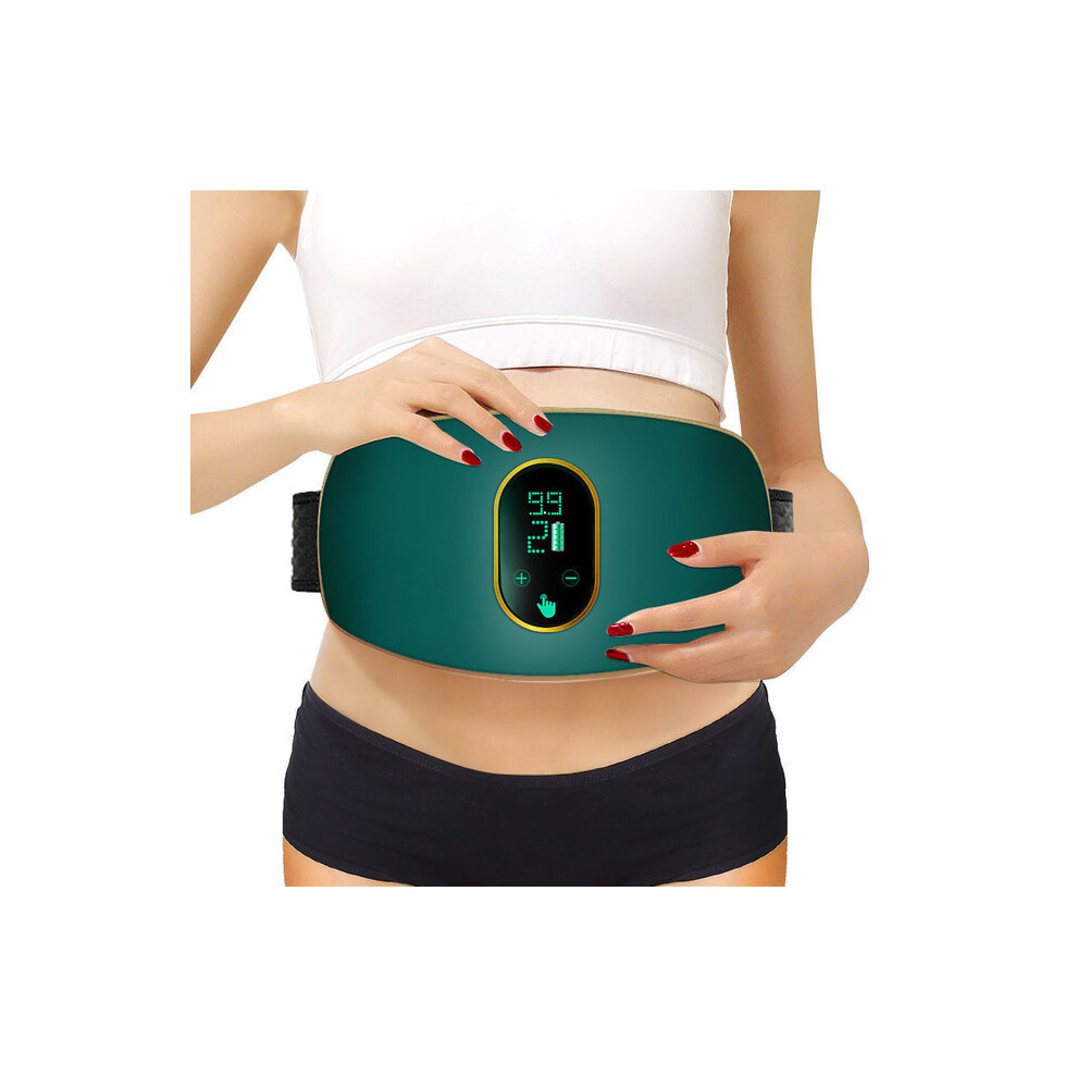 Stoyotu (Type 2 Green) Body Slimming Massager Electric Massager Slimming Belt Back Massager Fat Burning Abdominal Massage Beauty Health Massage Machine