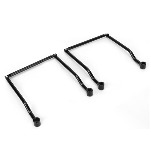 Black Saddle Bag Support Bar Iron 1