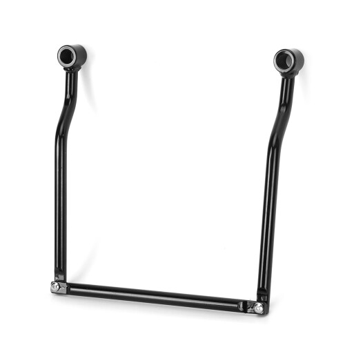 Black Saddle Bag Support Bar Iron 2