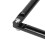 Black Saddle Bag Support Bar Iron 9