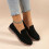 Damen-Wanderschuhe, runde Zehenpartie, einfarbig, Größe 40 3