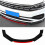 6x Front Bumper Splitter Glossy Black Red 7