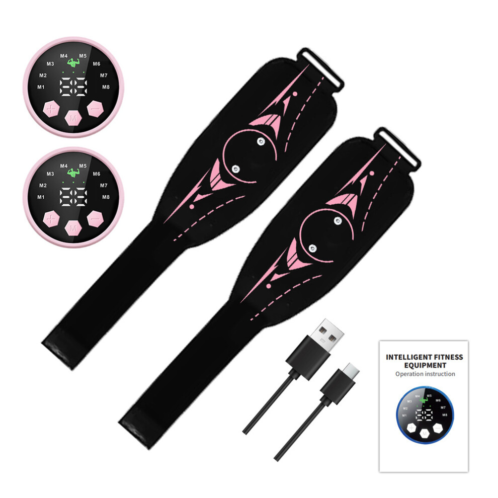 Stoyotu New Usb Muscle Stimulator Belt Abs Trainer Belts Ems Abdominal Waist Belly Workout Massager Electric Home Gym Fitness Equiment