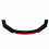 6x Front Bumper Splitter Glossy Black Red 14