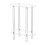 Acrylic Small Two-Tier Modern Nightstand 4