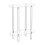 Acrylic Small Two-Tier Modern Nightstand 5