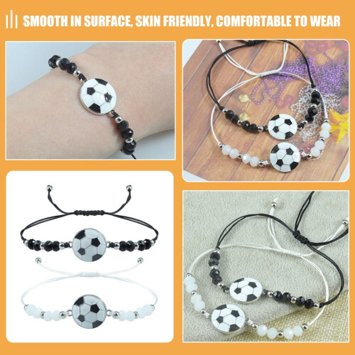 Bracciale da calcio in lega di zinco, 2 pezzi 2