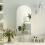 40x80 Arched Beveled Edge Bathroom Mirror Cabinets 1
