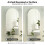 40x80 Arched Beveled Edge Bathroom Mirror Cabinets 4