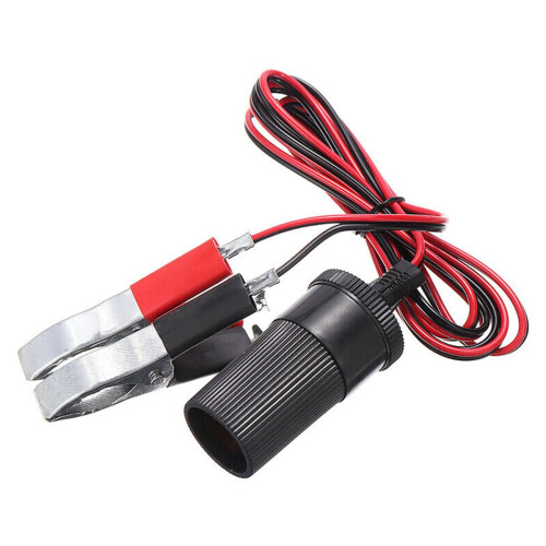 Zigarettenanzünderadapter mit Krokodilklemmen, 12 V 1