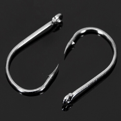 Σετ 50 τεμαχίων Sharp Barb Hooks, Μονόκεφαλα Jig Hooks από χάλυβα υψηλής περιεκτικότητα 2