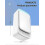 Καθαριστής αέρα Whisper Quiet Plug-In 2 τεμαχίων με τεχνολογία αρνητικών ιόντων για υπ 4