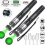 2 Pack Green Laser Pointer with 8000 m Range, Very Bright 1mW USB Rechargeable Battery 1