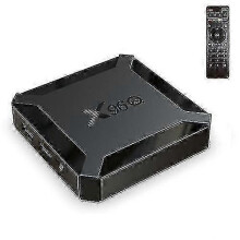 Boîtier TV intelligent 4K X96Q, Android 10.0, processeur quadricœur Allwinner H313 ARM Cortex-A53, lecteur de carte TF, HDMI, RJ45, AV,