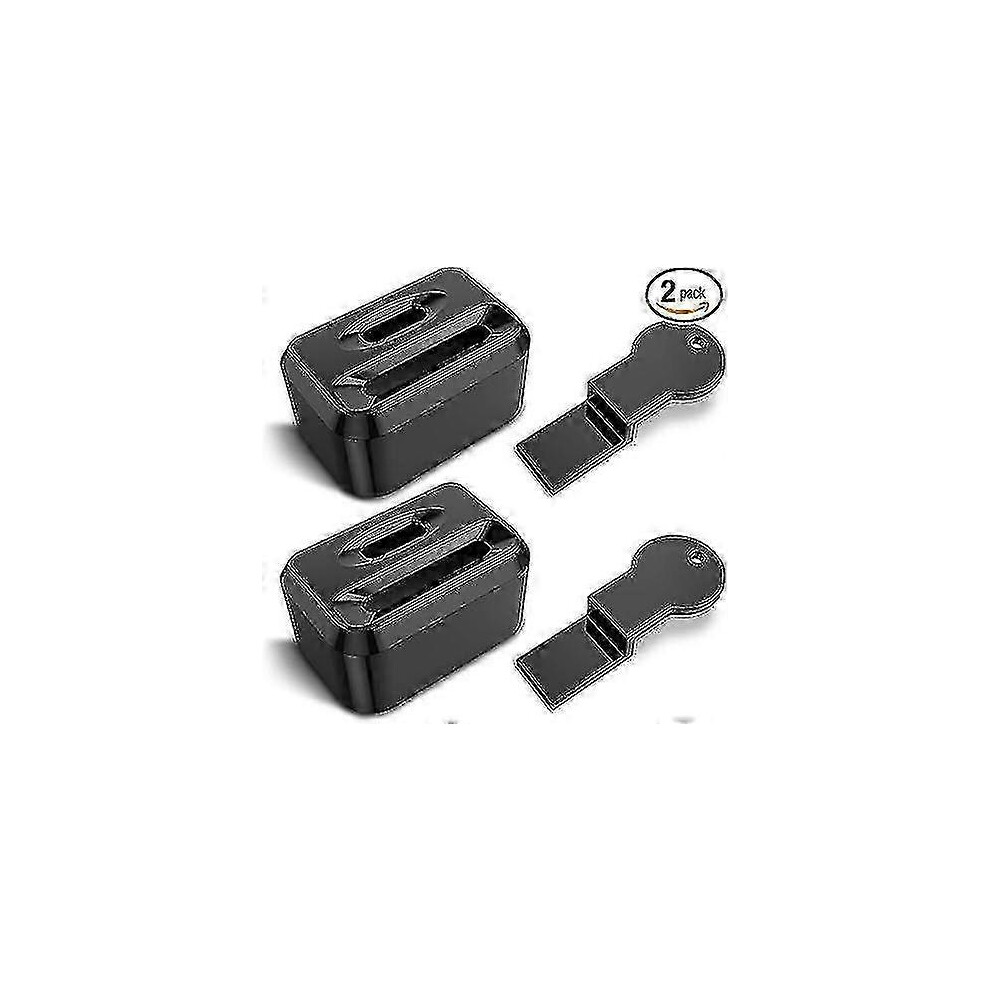 Childproof Seat Belt Lock Cover 2 Pack Universal Safety Accessory To Prevent Accidental Unbuckling 6485316055144