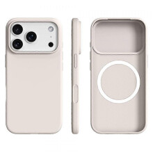 Ultradünne Handyhülle aus Flüssigsilikon und PC, kompatibel mit iPhone 17 Pro Max, MagSafe-kompatible Schutzhülle