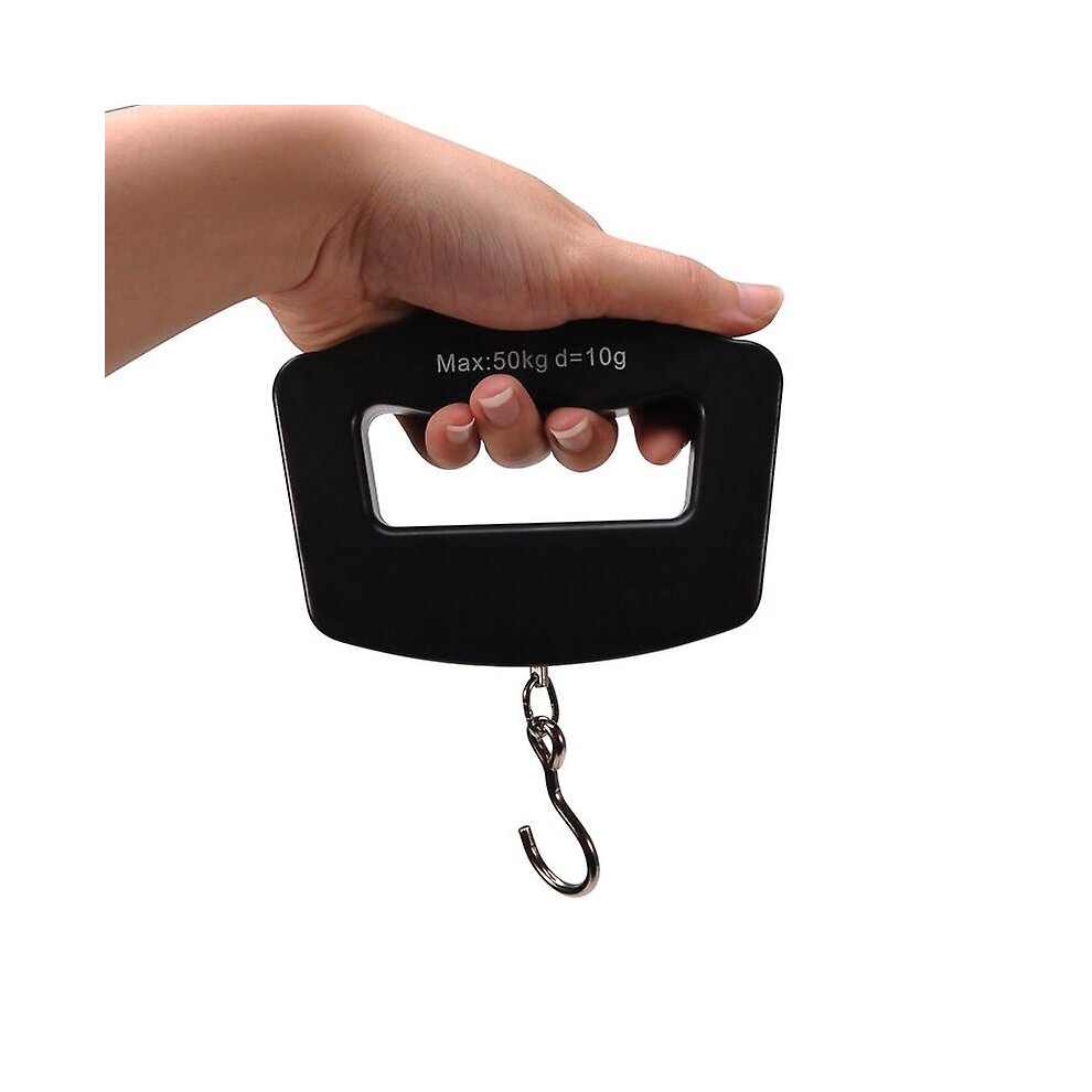 Digital Hanging Luggage Scale 50Kg 10G Portable Handheld Weight Scale With Led Display For Travel And Fishing 6485316056349