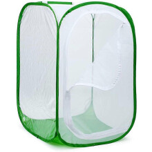 Grote opvouwbare vlinderhabitat/terrarium voor insecten en kweekinzetstukken, 40 x 40 x 60 cm
