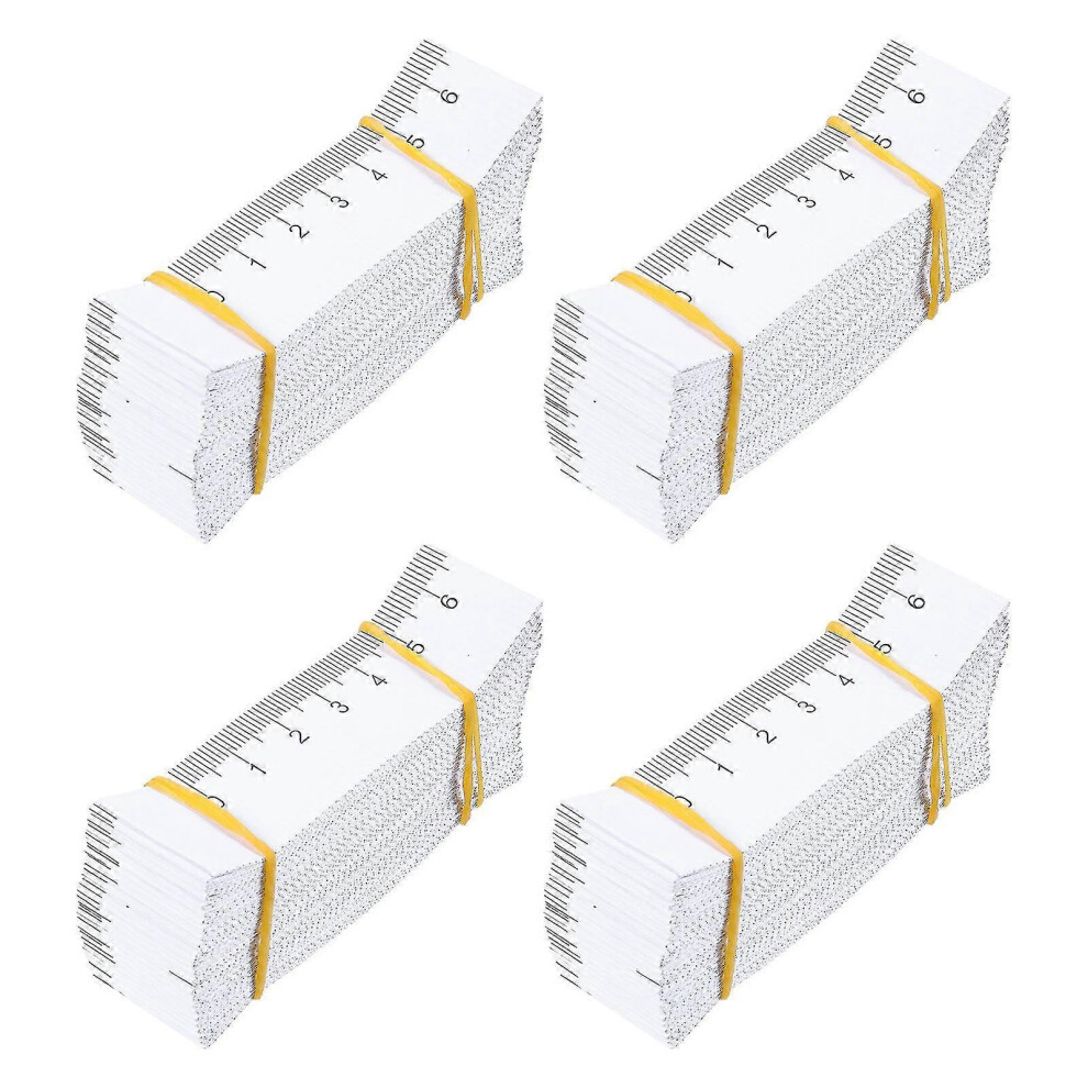 100 Pcs Disposable Double-Sided Paper Tape Measures For Wound Measurement, Measuring Rulers 6485316057018