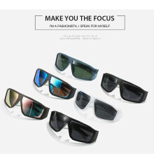 European Y2K Personalized Sunglasses, Windproof UV Sun Protection Eyewear for Streetwear and Fashion Photography