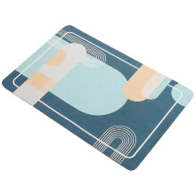Tappetino assorbente in diatomee per la porta del bagno, ad asciugatura rapida, antiscivolo, morbido, ideale per il pavimento.