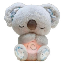 Dýchací plyšový cumlík Koala so zvukovým automatom a senzorom, jemná pomôcka na spanie do detskej izby