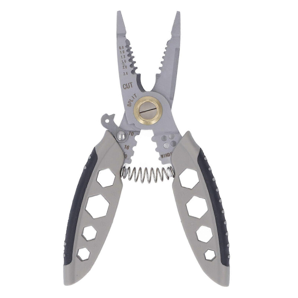 Multifunctional Wire Stripper Pliers For Stripping, Crimping, Cutting And Splitting Electrician Tool 9172985637753