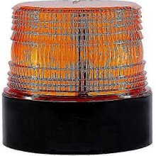 12V LED Wireless Magnetic Strobe Warning Light Orange Emergency Signal for Vehicles and Work Sites