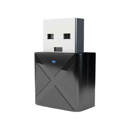 Adattatore wireless USB Bluetooth 5.0 con trasmettitore e ricevitore audio AUX da 3,5 mm per casa e viaggi.
