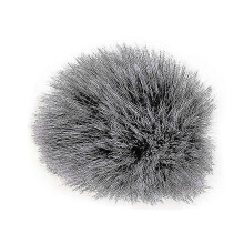 Pop filter na bezdrôtový mikrofón, penový kryt na ochranu mikrofónu pred vetrom, čierny, redukcia hluku
