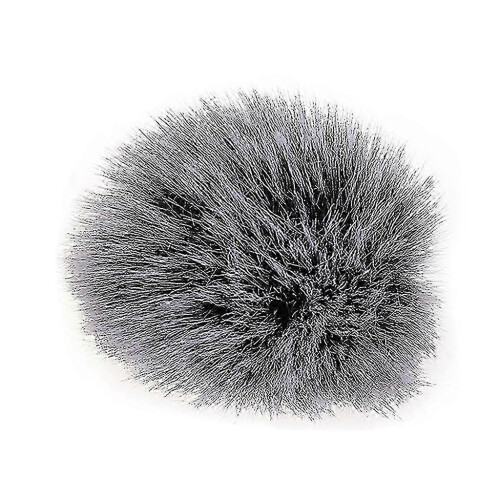 Windscreen Muff Pop Filter for Wireless Microphone, Microphone Windshield Foam Cover, Black, Noise Reduction